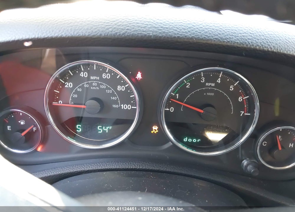 2011 JEEP WRANGLER SPORT VIN: 1J4AA2D19BL525294