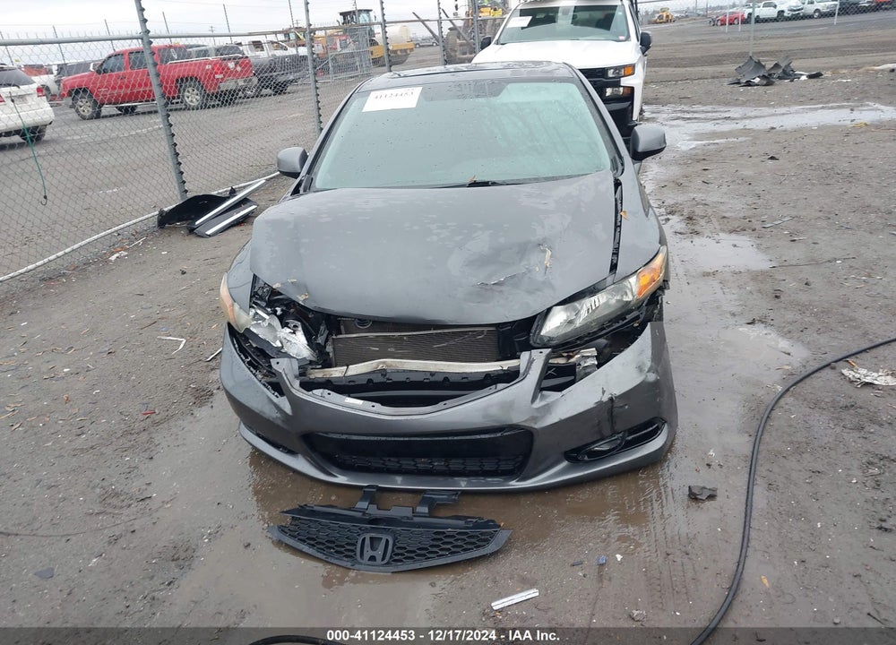 2012 HONDA CIVIC SI VIN: 2HGFG4A58CH701846