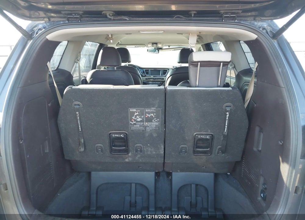 2016 KIA SEDONA SX LUXURY VIN: KNDME5C1XG6169941