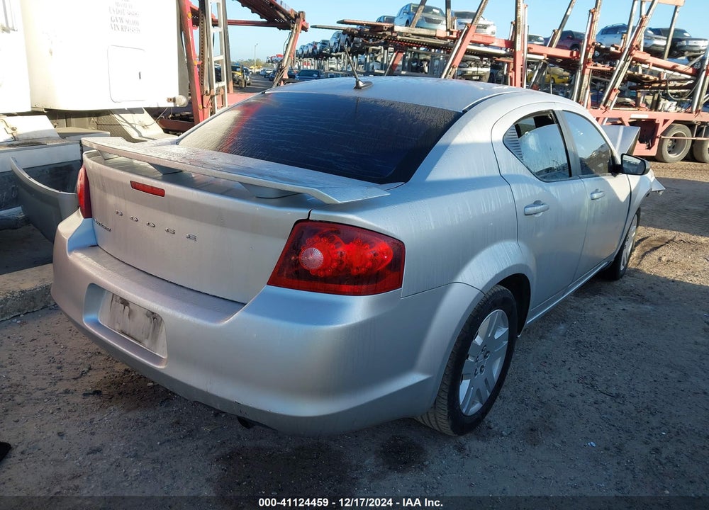 2012 DODGE AVENGER SE VIN: 1C3CDZAB1CN147140