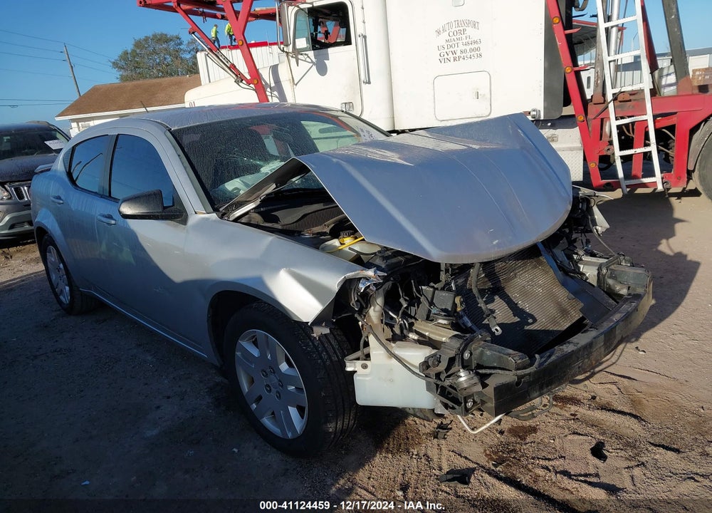 2012 DODGE AVENGER SE VIN: 1C3CDZAB1CN147140