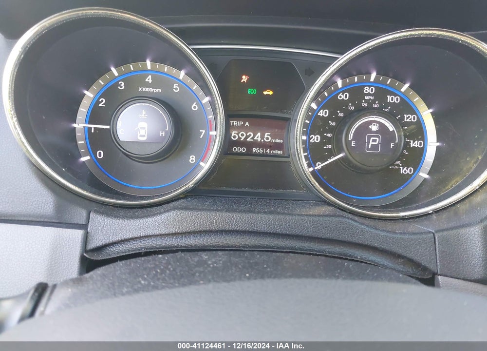 2013 HYUNDAI SONATA SE VIN: 5NPEC4AC4DH506081