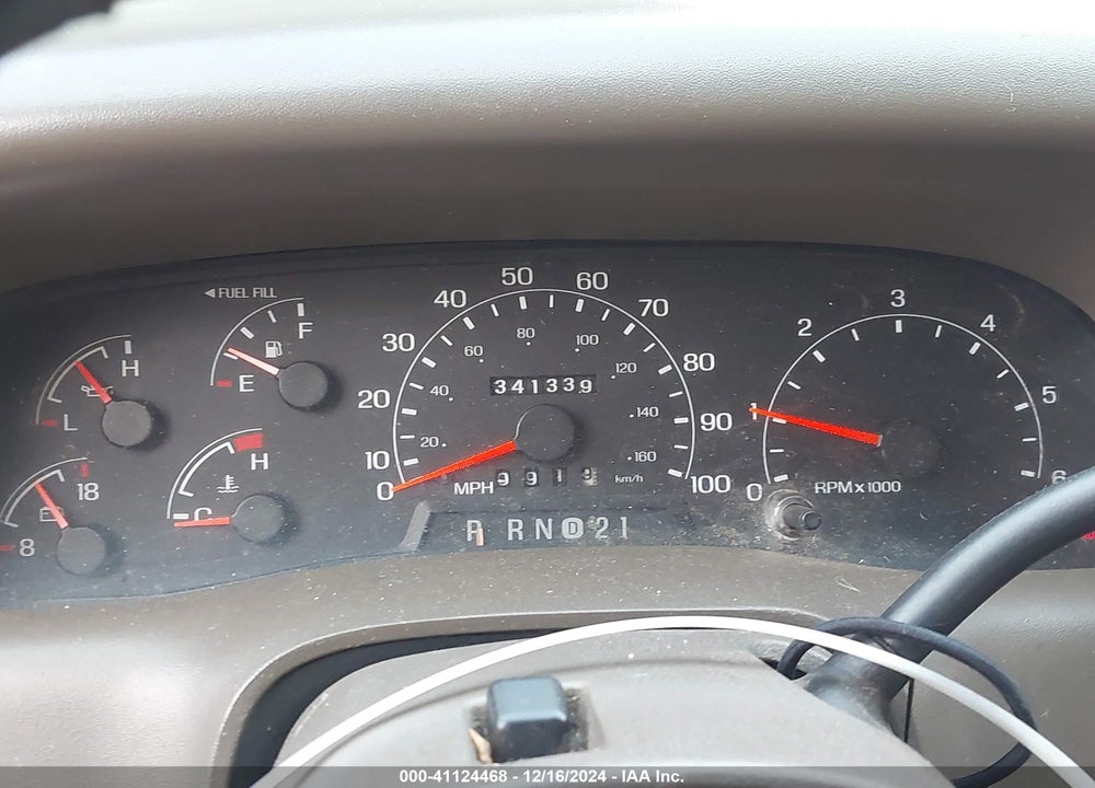 2000 FORD F-250 LARIAT/XL/XLT VIN: 1FTNW20S4YEB41783