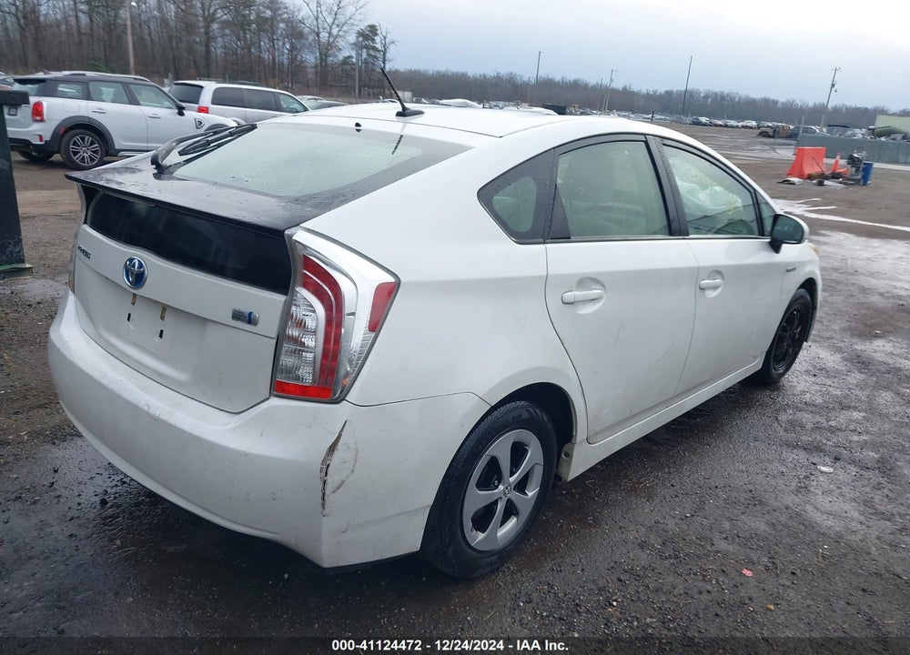 2012 TOYOTA PRIUS THREE VIN: JTDKN3DU2C5383648