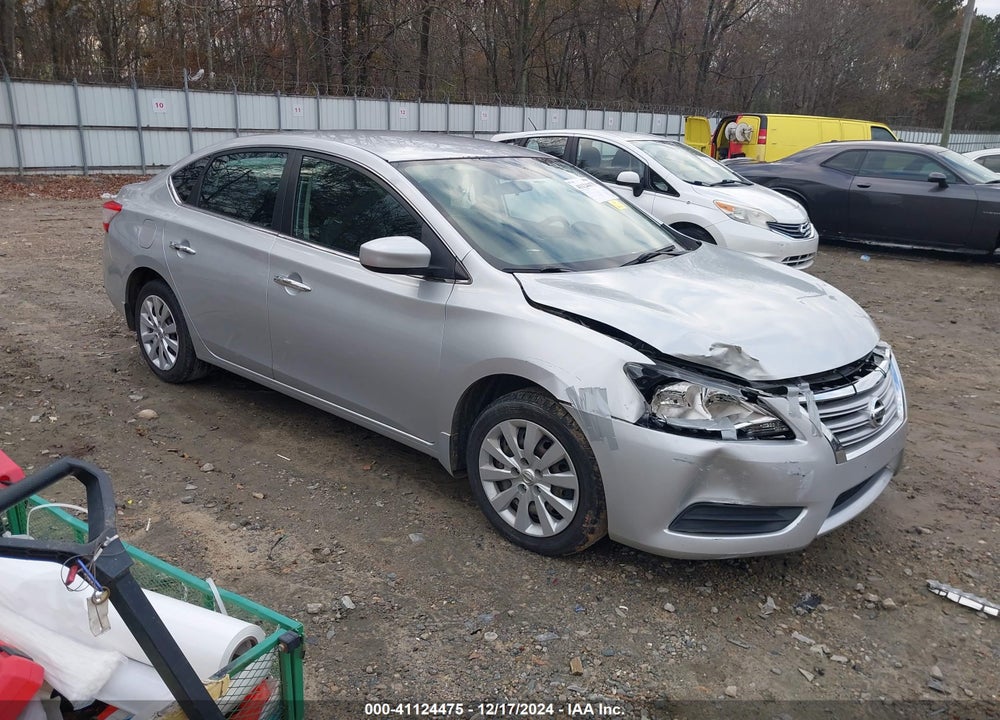 2015 NISSAN SENTRA S VIN: 3N1AB7AP4FY309880