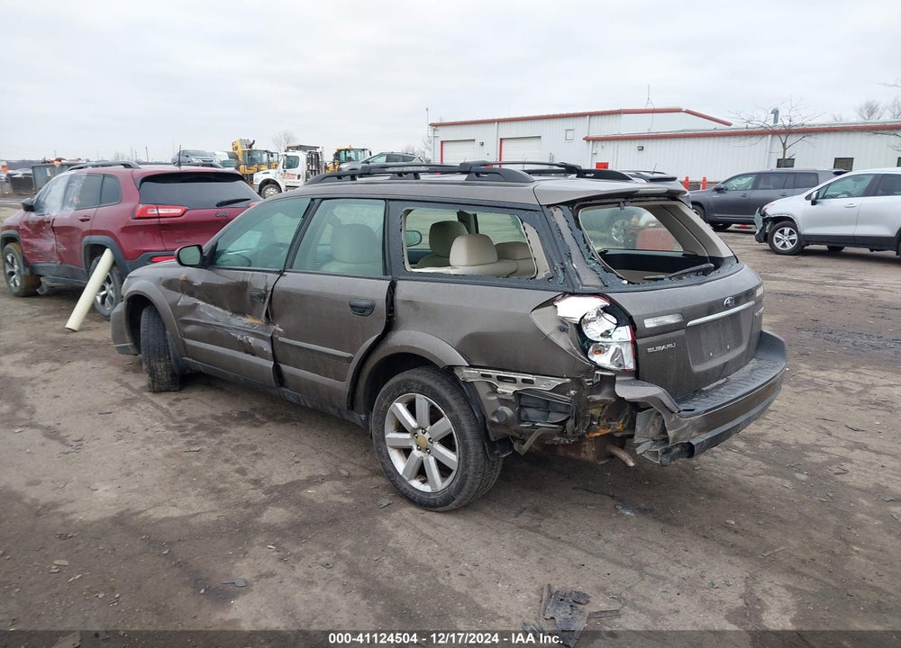 2009 SUBARU OUTBACK VIN: 4S4BP61C797340052