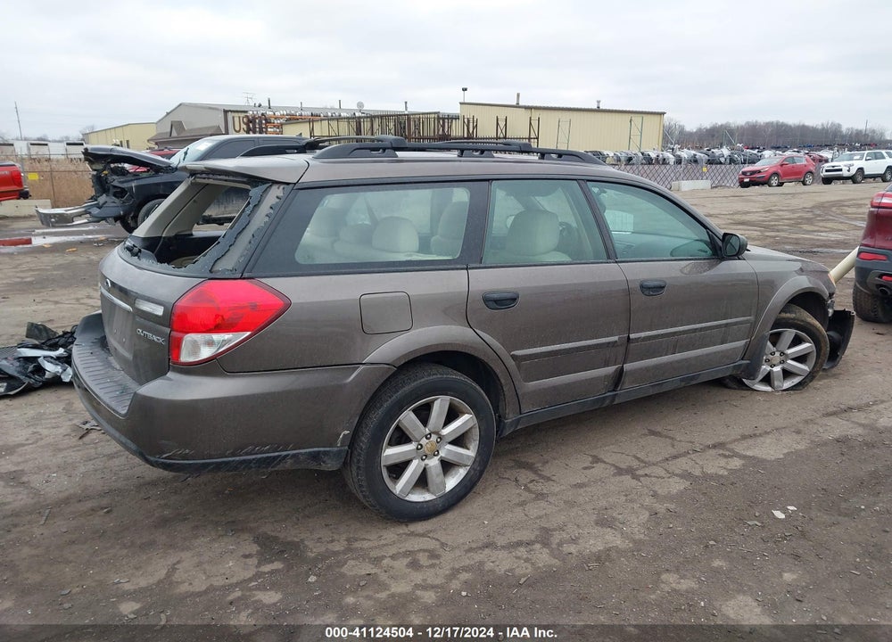 2009 SUBARU OUTBACK VIN: 4S4BP61C797340052