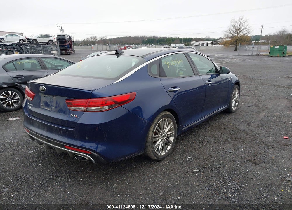 2016 KIA OPTIMA SXL TURBO VIN: 5XXGV4L20GG087086