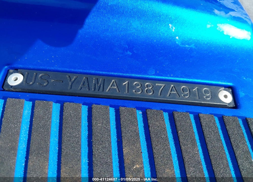 2019 YAMAHA WAVERUNNER VIN: YAMA1387A919