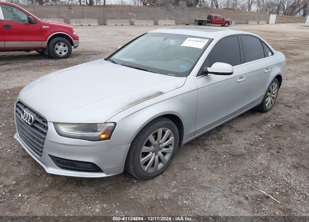 2013 AUDI A4 2.0T PREMIUM VIN: WAUBFAFL5DA164016