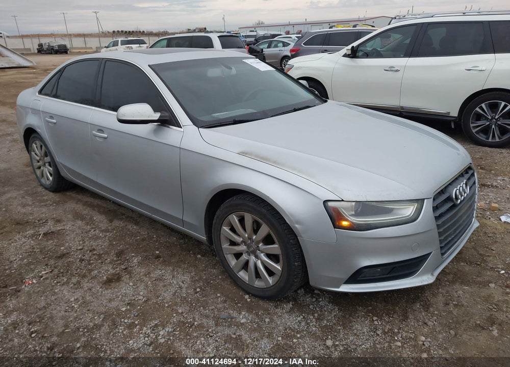 2013 AUDI A4 2.0T PREMIUM VIN: WAUBFAFL5DA164016