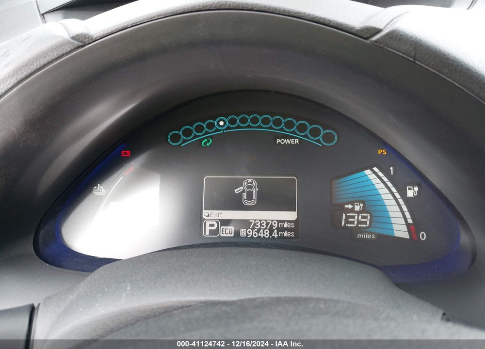2016 NISSAN LEAF SL VIN: 1N4BZ0CP9GC309441