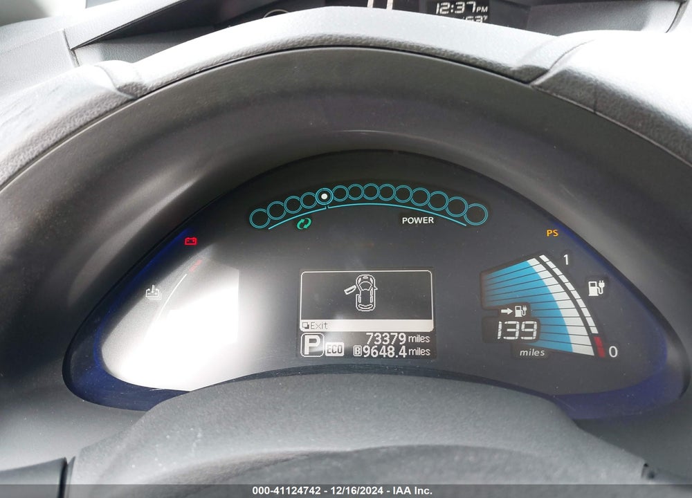 2016 NISSAN LEAF SL VIN: 1N4BZ0CP9GC309441
