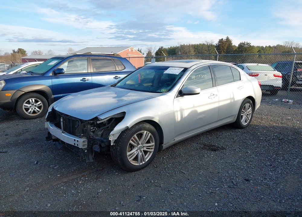 2012 INFINITI G37X VIN: JN1CV6AR1CM971863