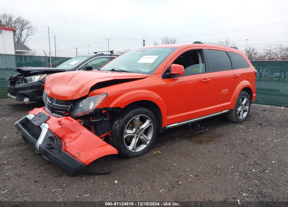 2017 DODGE JOURNEY CROSSROAD VIN: 3C4PDCGB8HT706093