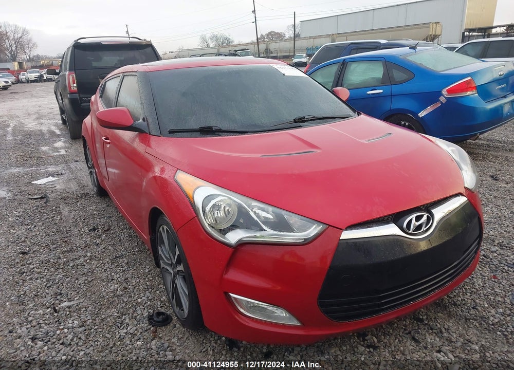 2013 HYUNDAI VELOSTER BASE W/GRAY VIN: KMHTC6AD1DU113779