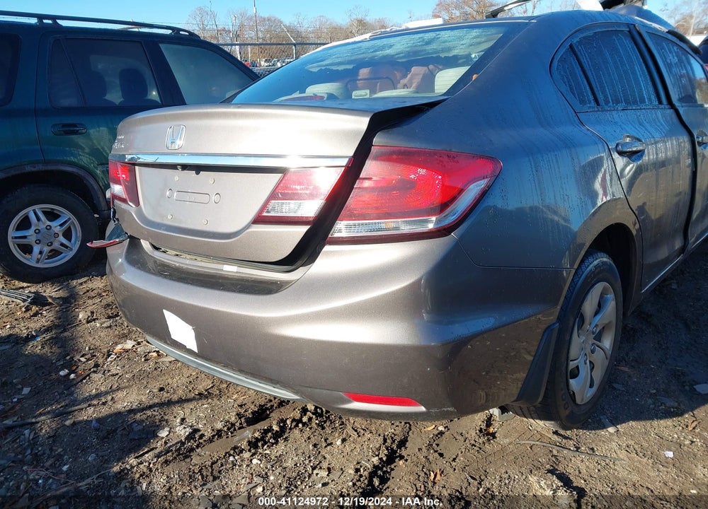 2013 HONDA CIVIC LX VIN: 2HGFB2F52DH596797