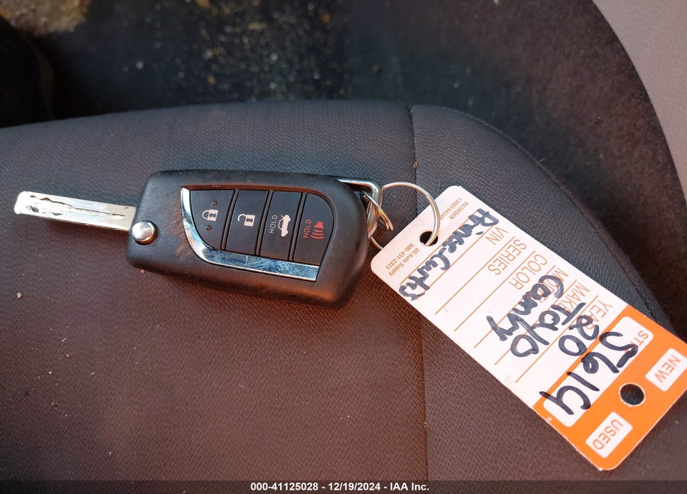 2020 TOYOTA CAMRY VIN: 4T1C11AK3LU995589