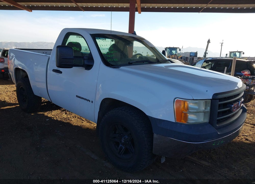 2007 GMC SIERRA 1500 WORK TRUCK VIN: 1GTEC14C77Z559963