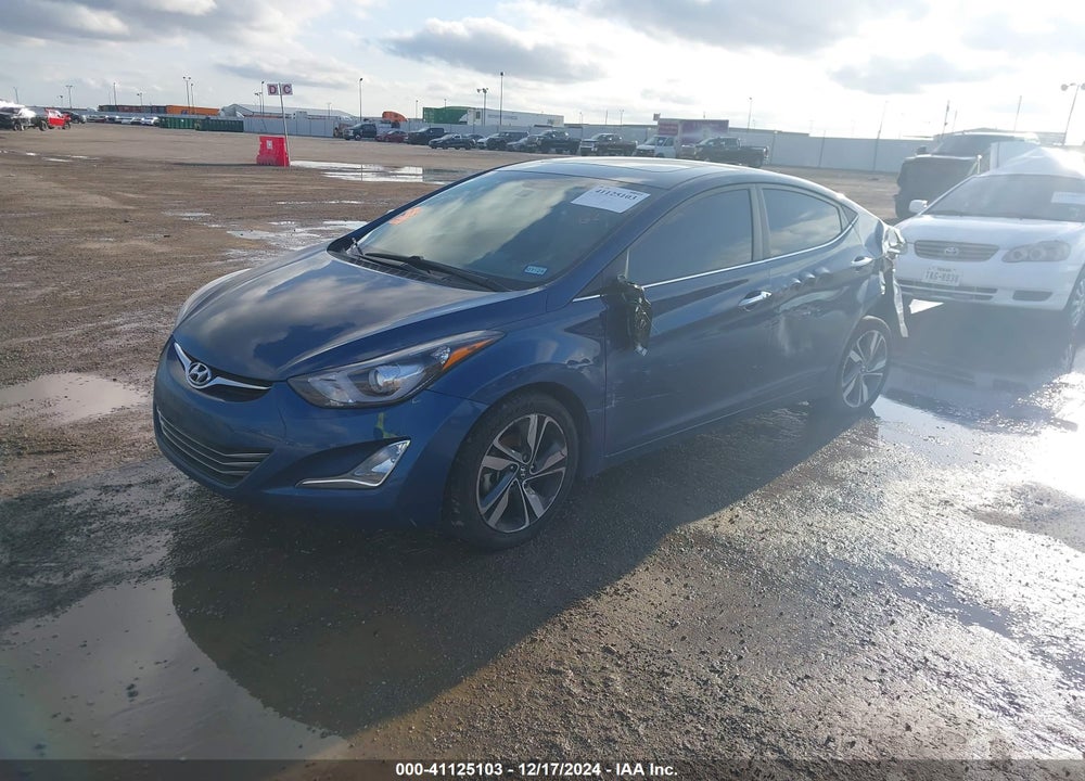 2014 HYUNDAI ELANTRA VIN: KMHDH4AE3EU187256