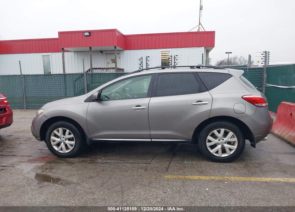 2012 NISSAN MURANO SL VIN: JN8AZ1MW2CW233026