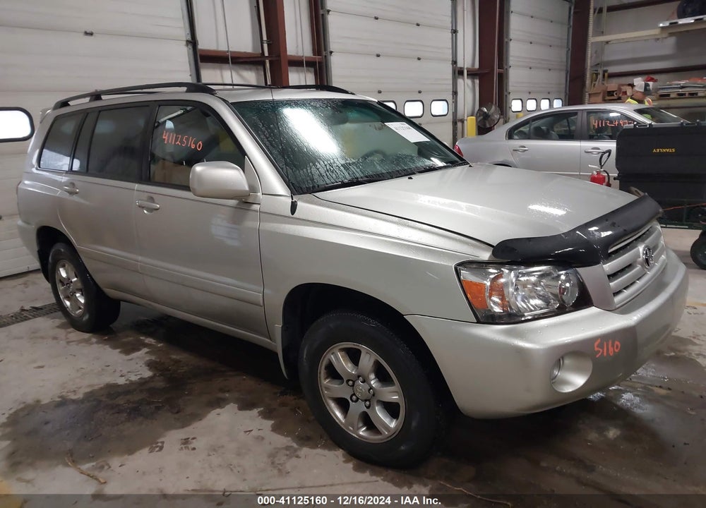 2007 TOYOTA HIGHLANDER V6 VIN: JTEEP21A770229527