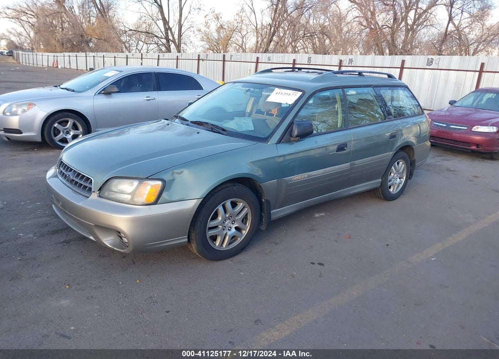2003 SUBARU OUTBACK VIN: 4S3BH675337620066