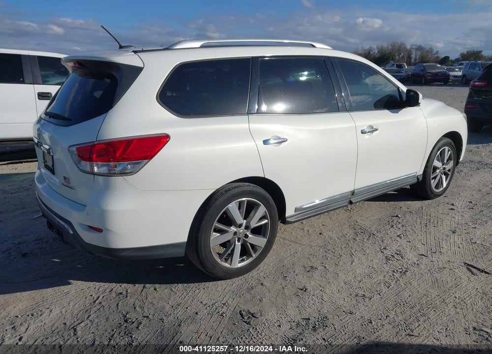 2013 NISSAN PATHFINDER PLATINUM VIN: 5N1AR2MNXDC633682