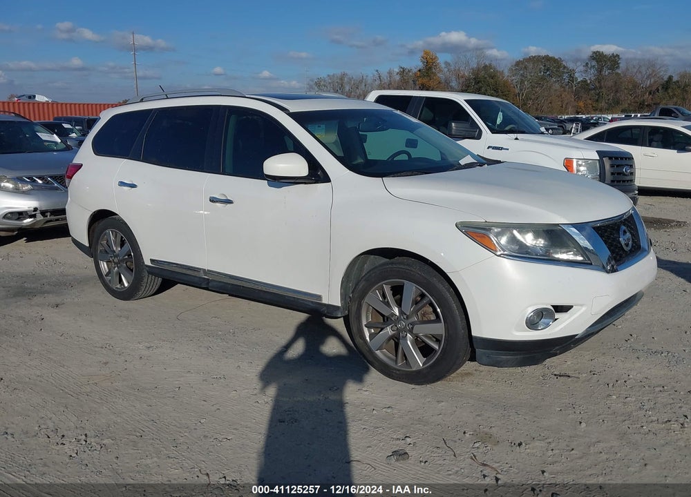 2013 NISSAN PATHFINDER PLATINUM VIN: 5N1AR2MNXDC633682