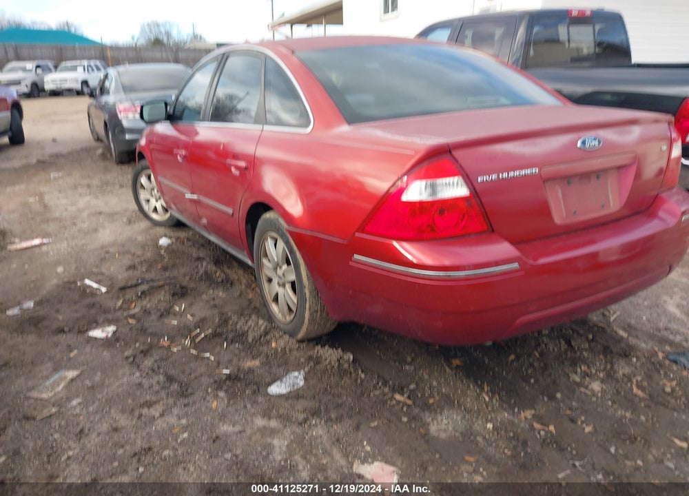 2005 FORD FIVE HUNDRED SEL VIN: 1FAFP24105G158184