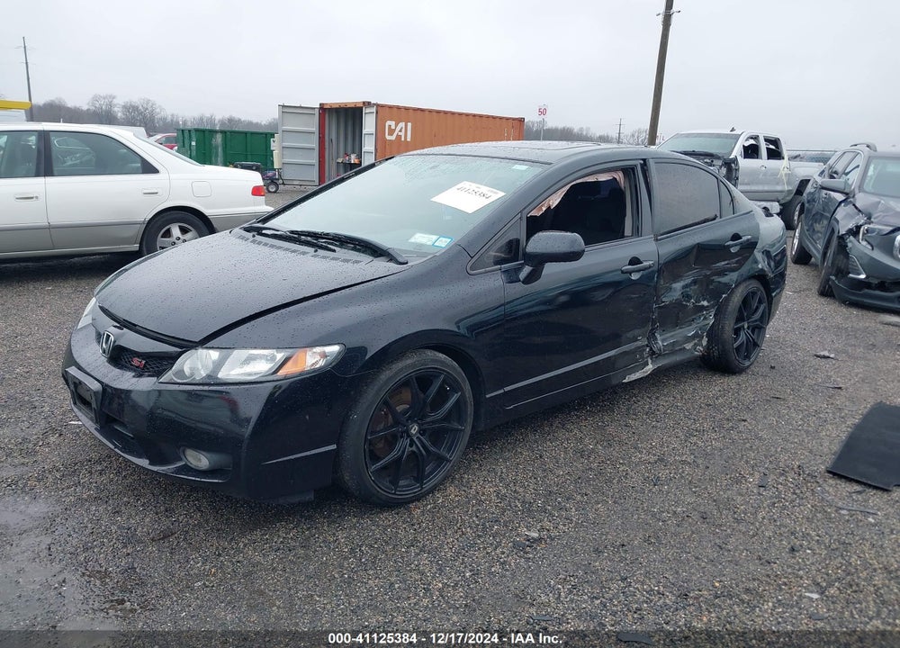 2009 HONDA CIVIC SI VIN: 2HGFA55569H701693