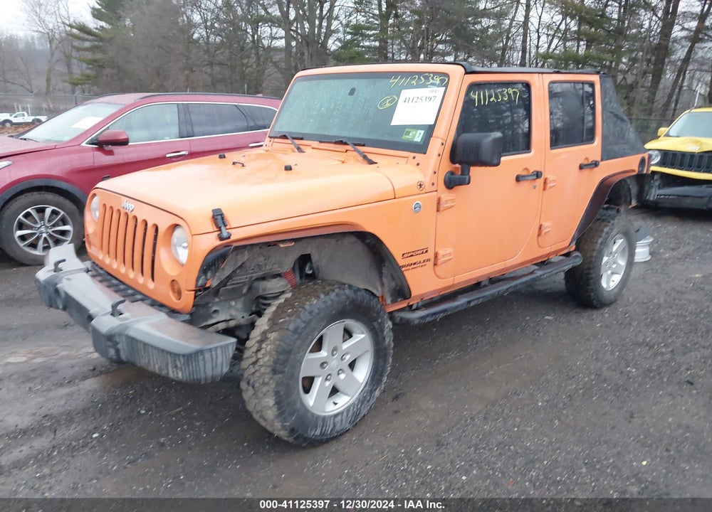 2013 JEEP WRANGLER UNLIMITED SPORT VIN: 1C4BJWDG8DL539390