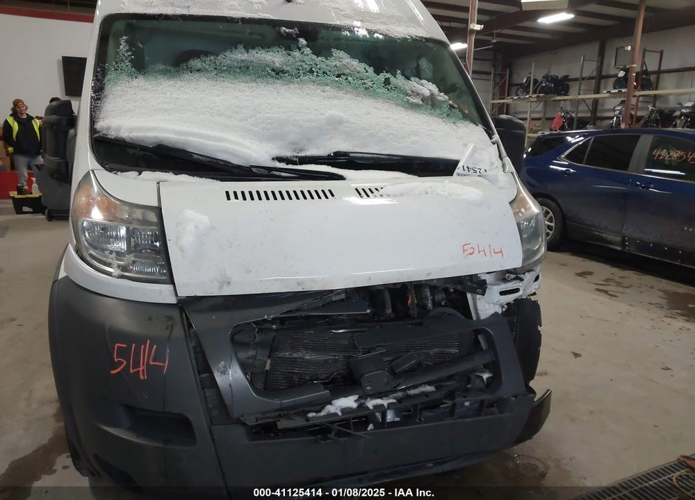 2018 RAM PROMASTER 3500 CARGO VAN HIGH ROOF 159 WB EXT VIN: 3C6URVJG7JE114576