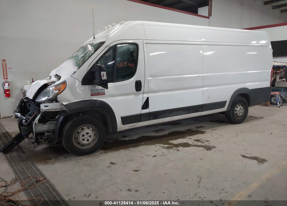 2018 RAM PROMASTER 3500 CARGO VAN HIGH ROOF 159 WB EXT VIN: 3C6URVJG7JE114576