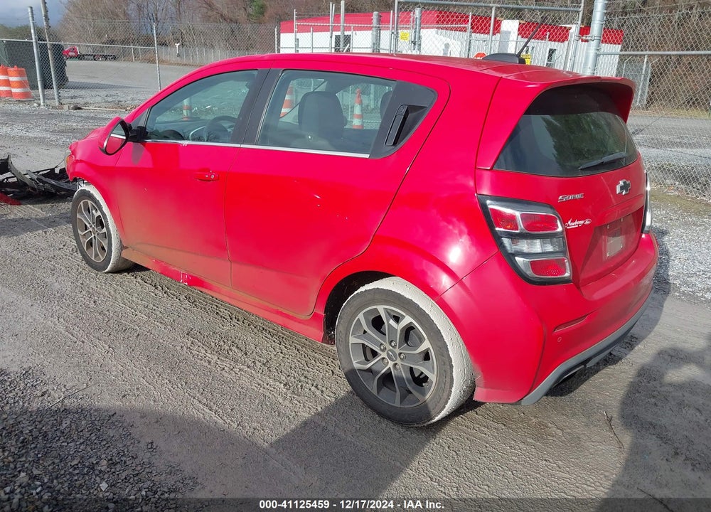 2018 CHEVROLET SONIC VIN: 1G1JC6SH3J4128155