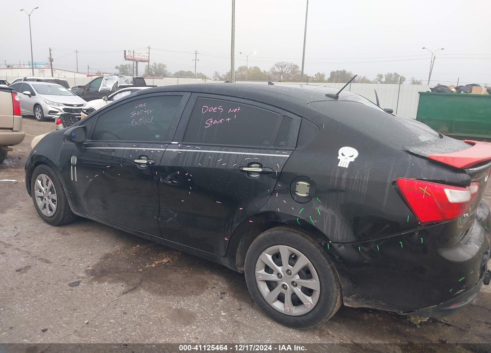 2013 KIA RIO LX VIN: KNADM4A37D6273426