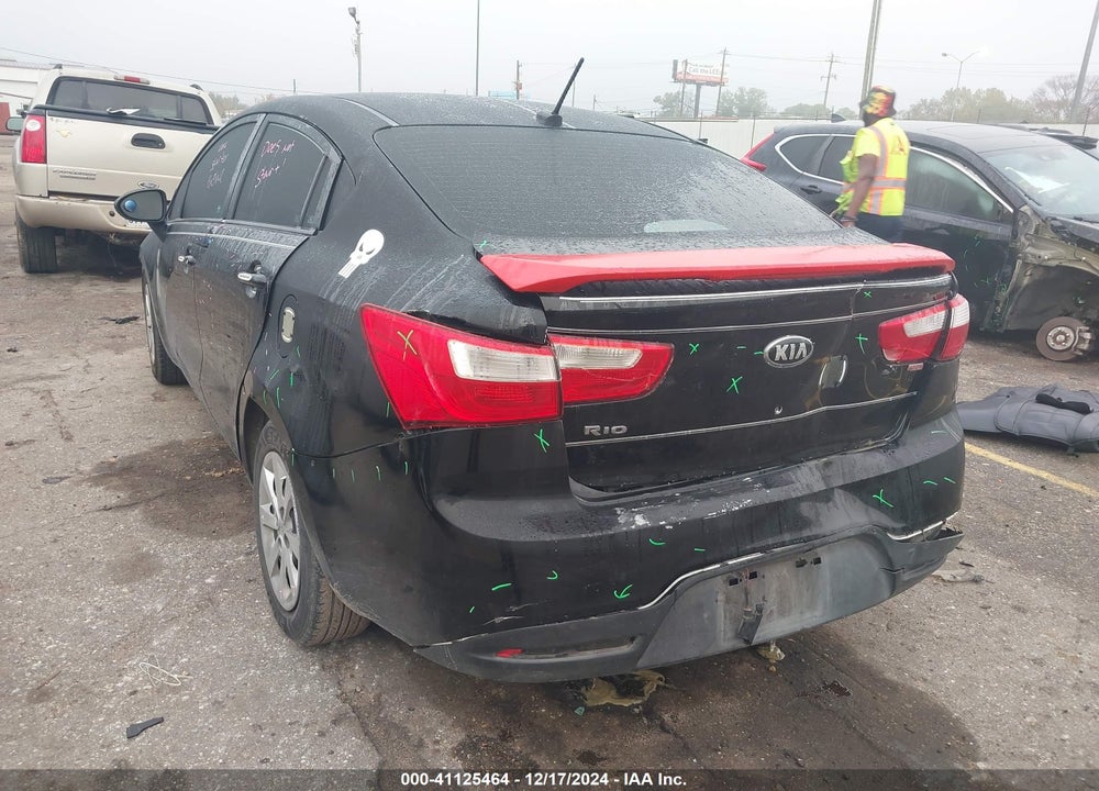 2013 KIA RIO LX VIN: KNADM4A37D6273426