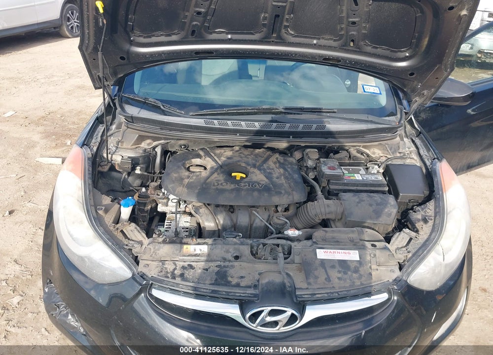 2013 HYUNDAI ELANTRA GLS VIN: 5NPDH4AE1DH409824