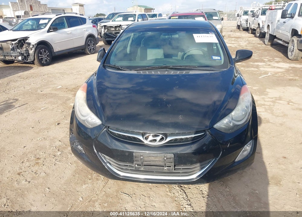 2013 HYUNDAI ELANTRA GLS VIN: 5NPDH4AE1DH409824