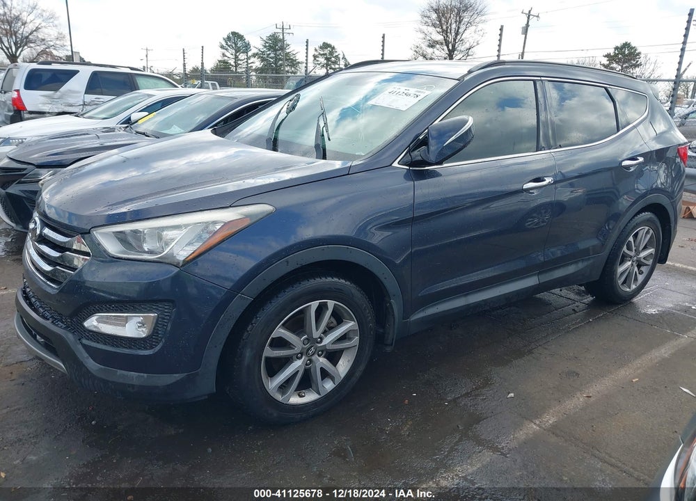 2014 HYUNDAI SANTA FE SPORT 2.0L TURBO VIN: 5XYZU3LAXEG142634