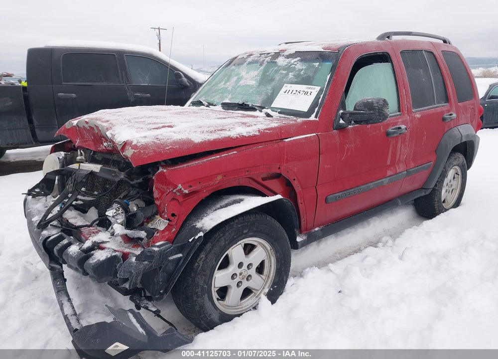 2007 JEEP LIBERTY SPORT VIN: 1J4GL48K27W521368