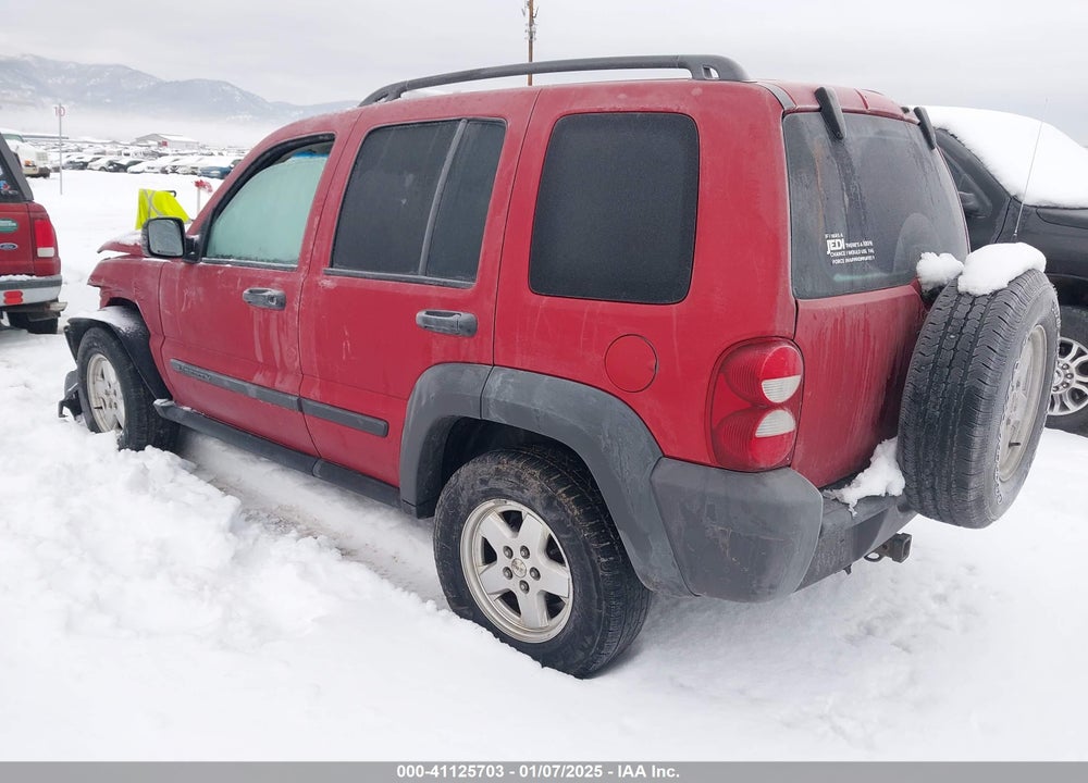 2007 JEEP LIBERTY SPORT VIN: 1J4GL48K27W521368