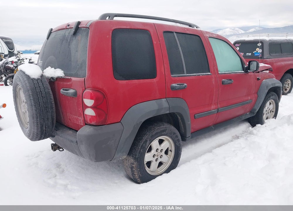 2007 JEEP LIBERTY SPORT VIN: 1J4GL48K27W521368