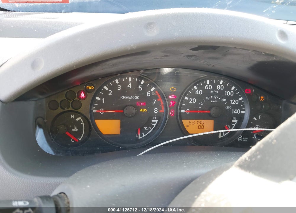2012 NISSAN FRONTIER SV VIN: 1N6AD0EV9CC402581