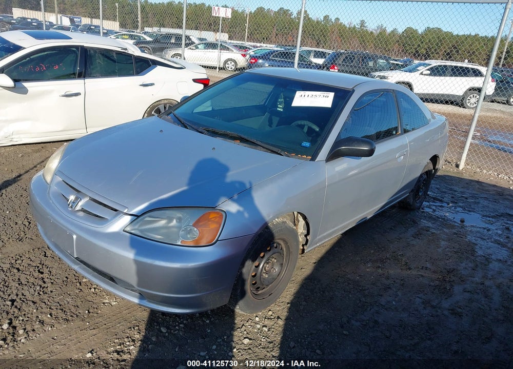 2003 HONDA CIVIC LX VIN: 1HGEM22533L051530