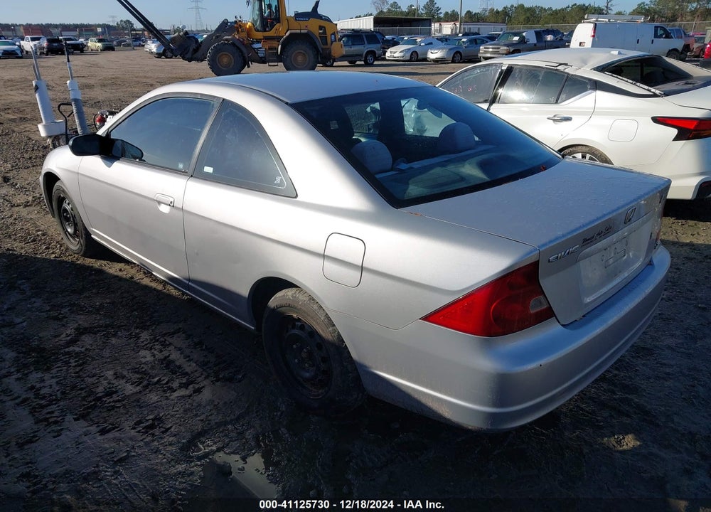 2003 HONDA CIVIC LX VIN: 1HGEM22533L051530