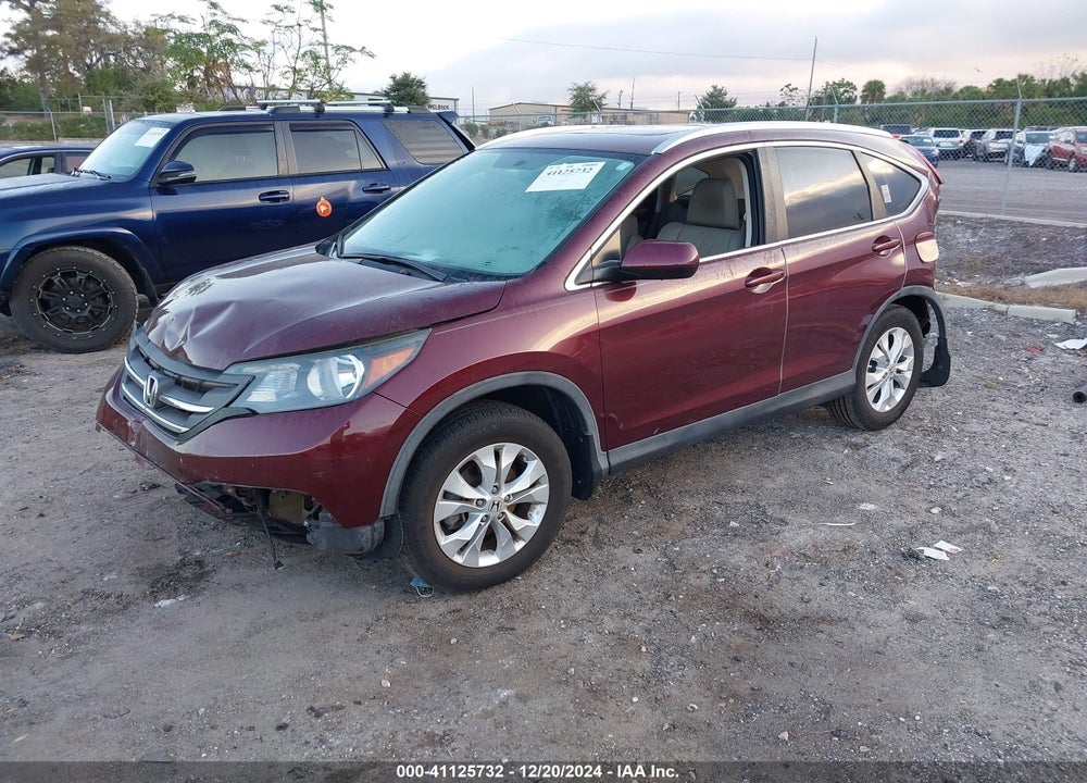 2014 HONDA CR-V EX-L VIN: 5J6RM3H72EL004193