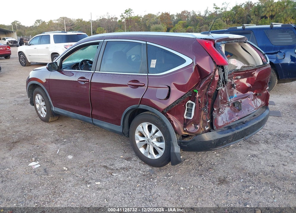 2014 HONDA CR-V EX-L VIN: 5J6RM3H72EL004193