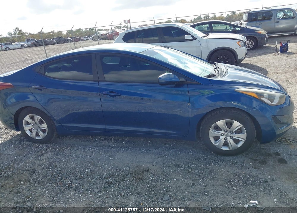 2016 HYUNDAI ELANTRA SE VIN: KMHDH4AE2GU558085