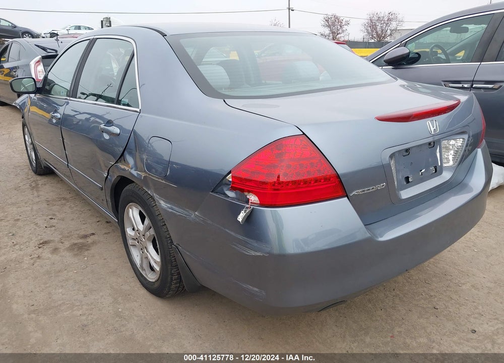 2007 HONDA ACCORD 2.4 SE VIN: 1HGCM56307A180831